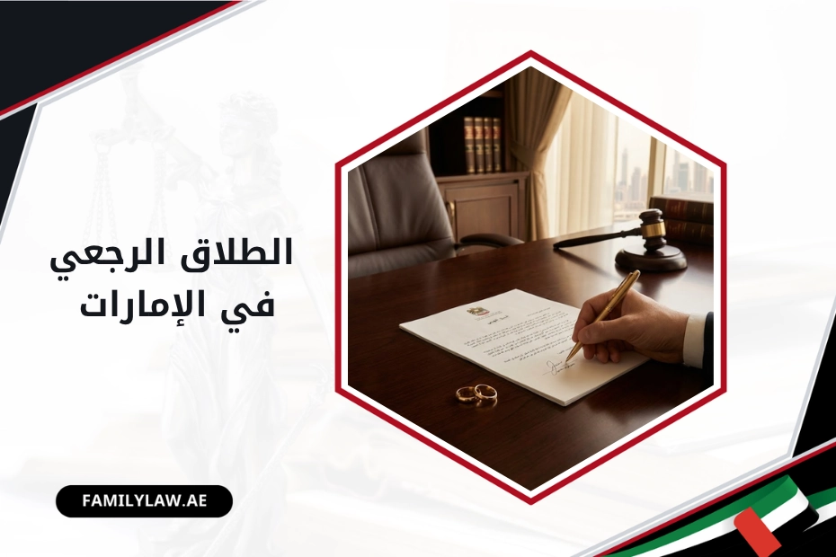 الطلاق الرجعي في الإمارات