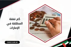 كم نفقة المطلقة في الإمارات
