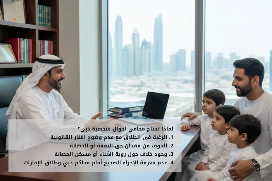 محامي احوال شخصية دبي 